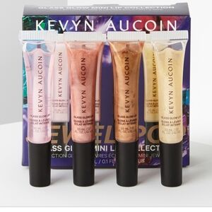 🆕Kevyn Aucoin Jewel Pop Glass Glow Mini Lip Set - NIB